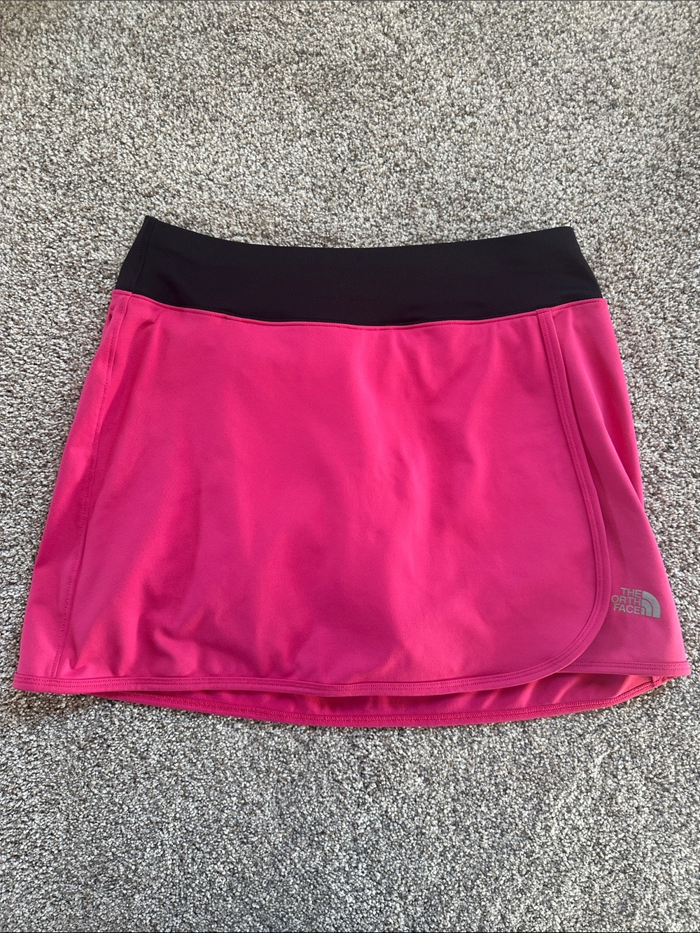 The North Face Women’s Bright Pink Skort with Black Waistband-Flight Series
